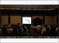 科晶聯(lián)盟-美國MTI參加美國 2012 鋰電討論會  Lithium Battery Power 2012, Booth#126, Dec. 4 - 5, 2012, Las Vegas, NV, USA